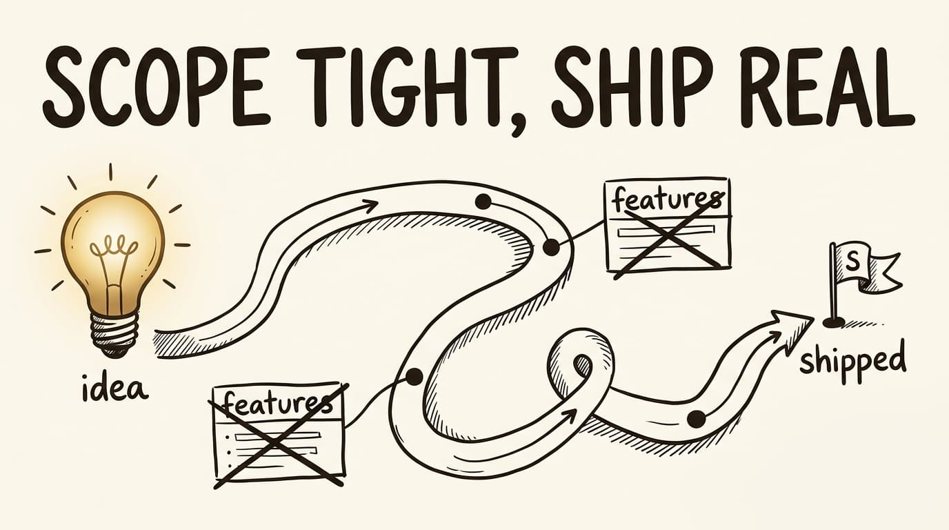 What twenty shipped products taught us about scoping